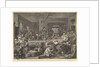 An Election Entertainment, Plate I: Four Prints of an Election, February 1755 by William Hogarth