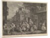 Canvassing for Votes, Plate II: Four Prints of an Election, February 20, 1757 by Charles Grignion