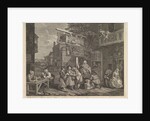Canvassing for Votes, Plate II: Four Prints of an Election, February 20, 1757 by Charles Grignion