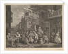 Canvassing for Votes, Plate II: Four Prints of an Election, February 20, 1757 by Charles Grignion