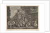 Canvassing for Votes, Plate II: Four Prints of an Election, February 20, 1757 by Charles Grignion