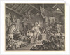 Strolling Actresses Dressing in a Barn, 1738 by William Hogarth