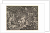 Strolling Actresses Dressing in a Barn, 1738 by William Hogarth