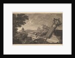 Frontispiece to Joshua Kirby's 'Perspective of Architecture', July 1760 by William Woollett