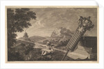 Frontispiece to Joshua Kirby's 'Perspective of Architecture', July 1760 by William Woollett