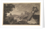 Frontispiece to Joshua Kirby's 'Perspective of Architecture', July 1760 by William Woollett