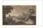 Frontispiece to Joshua Kirby's 'Perspective of Architecture', July 1760 by William Woollett