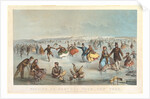 Skating in Central Park, New York, 1861 by Unknown