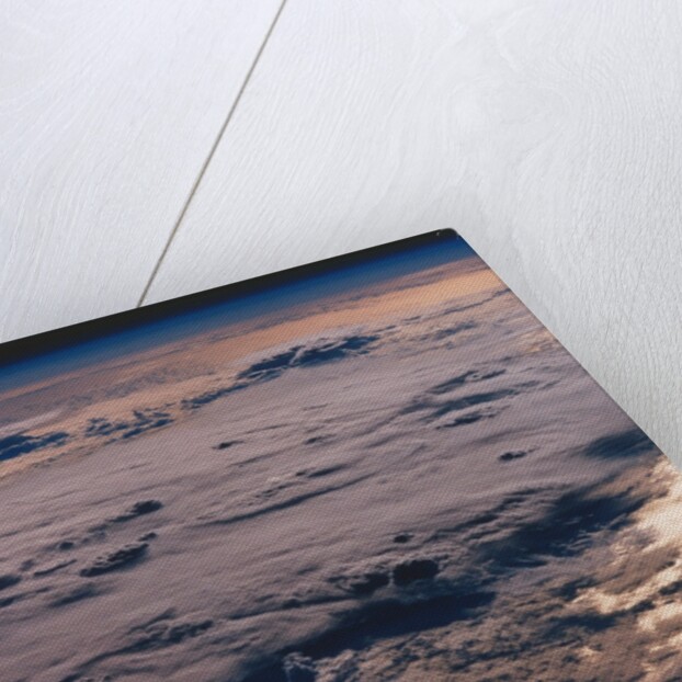 Earth from space - thunderstorm over the Pacific Ocean, c1980s by NASA