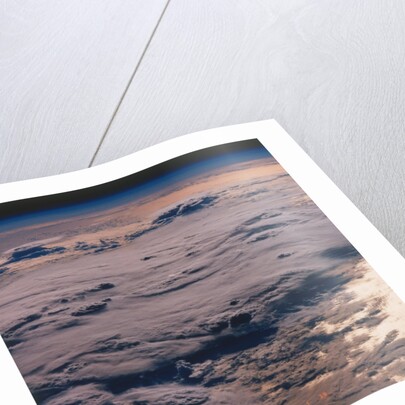 Earth from space - thunderstorm over the Pacific Ocean, c1980s by NASA