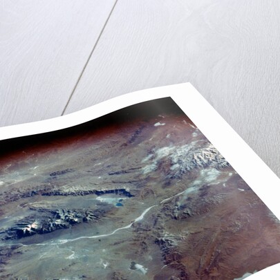 The Tibetan Plateau seen from aboard the first Space Shuttle flight, April 1981 by NASA
