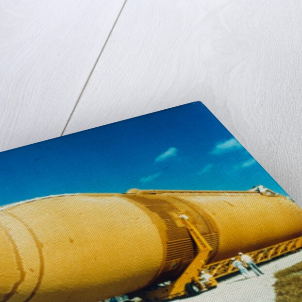 Huge external fuel tank, second Space Shuttle flight, Kennedy Space Center, USA, 1981 by NASA
