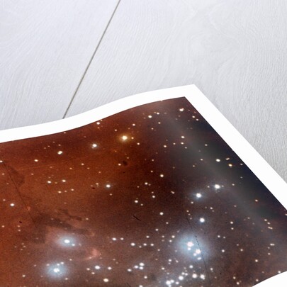 Nebulosity and star cluster in Serpens by NASA