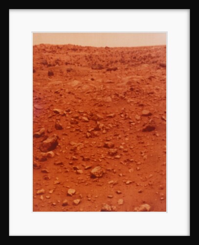 Martian planet surface, Viking 1 Mission to Mars, 1976 by NASA