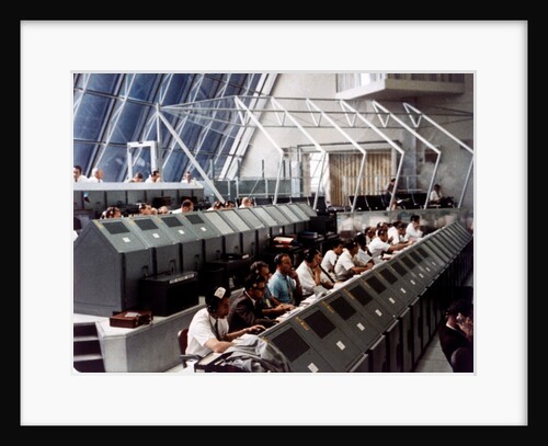 Launch Control Center in the John F Kennedy Space Center, Florida, USA, July 1969 by NASA