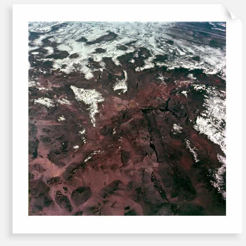 Earth from space - Las Vegas and the Mojave Desert, Nevada, USA, c1980s by NASA