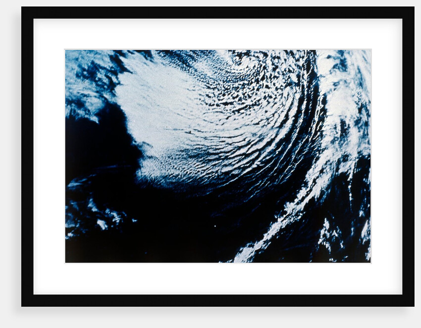 Earth from space - cyclone, c1980s by NASA