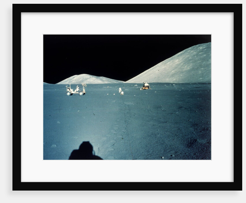 Lunar landing site, Apollo 17 mission, December 1972 by NASA