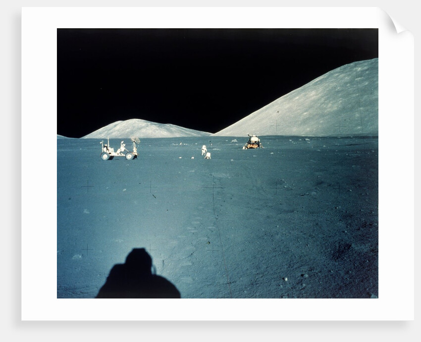 Lunar landing site, Apollo 17 mission, December 1972 by NASA