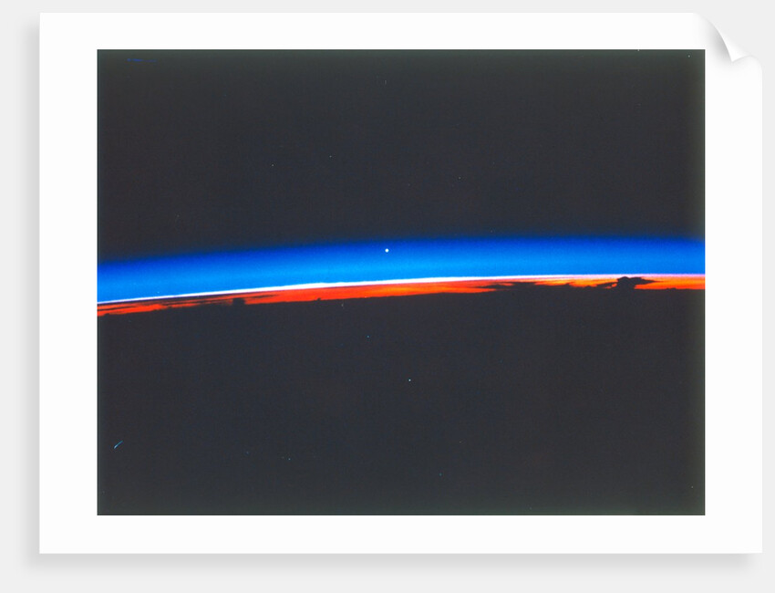 Earth with Venus rising, c1980s by NASA
