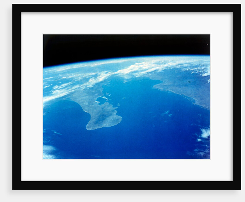 Baja California and the Sea of Cortes, seen from aboard the first Space Shuttle flight, April 1981 by NASA