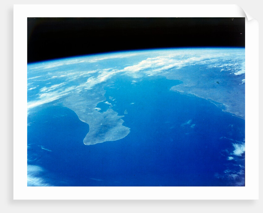 Baja California and the Sea of Cortes, seen from aboard the first Space Shuttle flight, April 1981 by NASA
