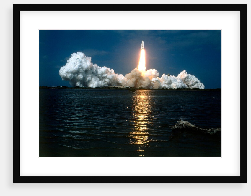 Space Shuttle 'Columbia' lifting off, Kennedy Space Center, Merritt Island, Florida, USA, 1980s by NASA