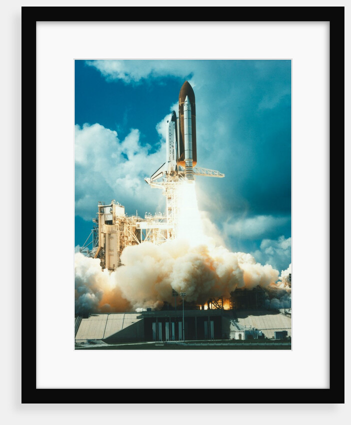 Space Shuttle 'Atlantis' launching from Kennedy Space Center, USA, 1980s by NASA