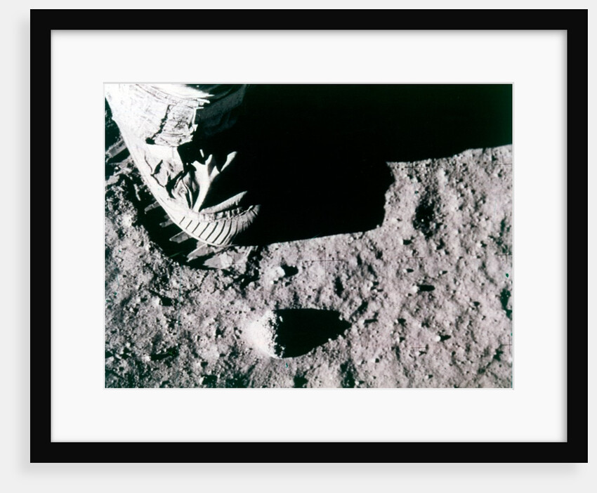 Buzz Aldrin's footprint on the Moon, Apollo 11 mission, July 1969 by Buzz Aldrin