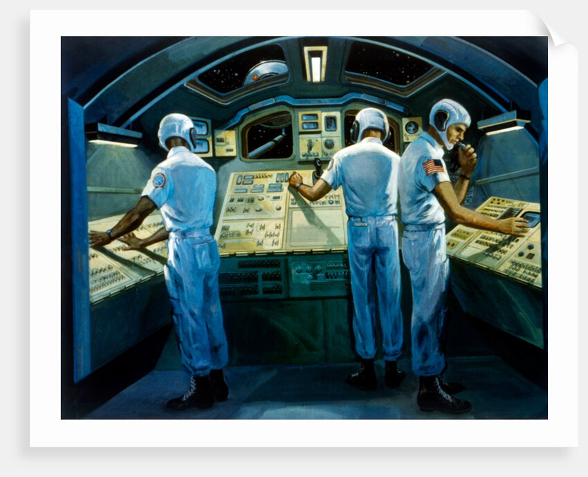 Space Shuttle - artist's concept of interior, 1980s by NASA