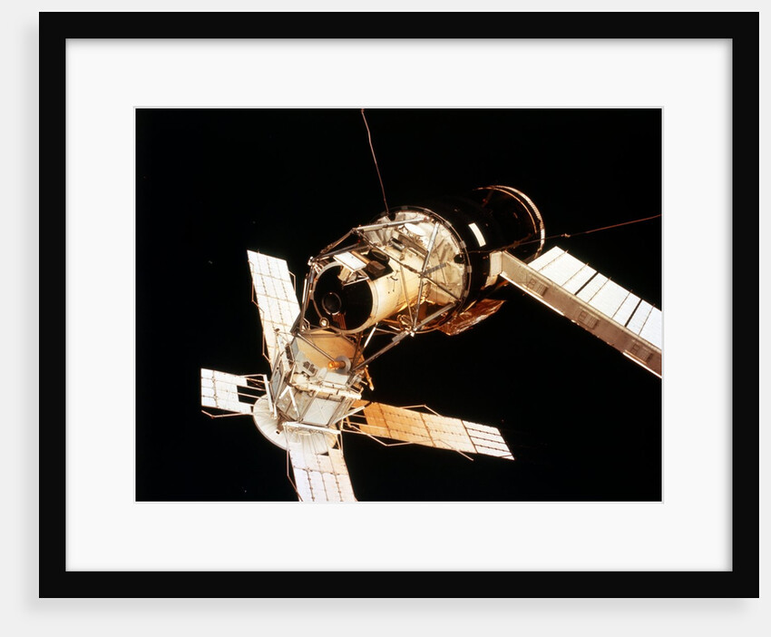 Skylab Space Station cluster seen from Command Module 3, 1973 by NASA