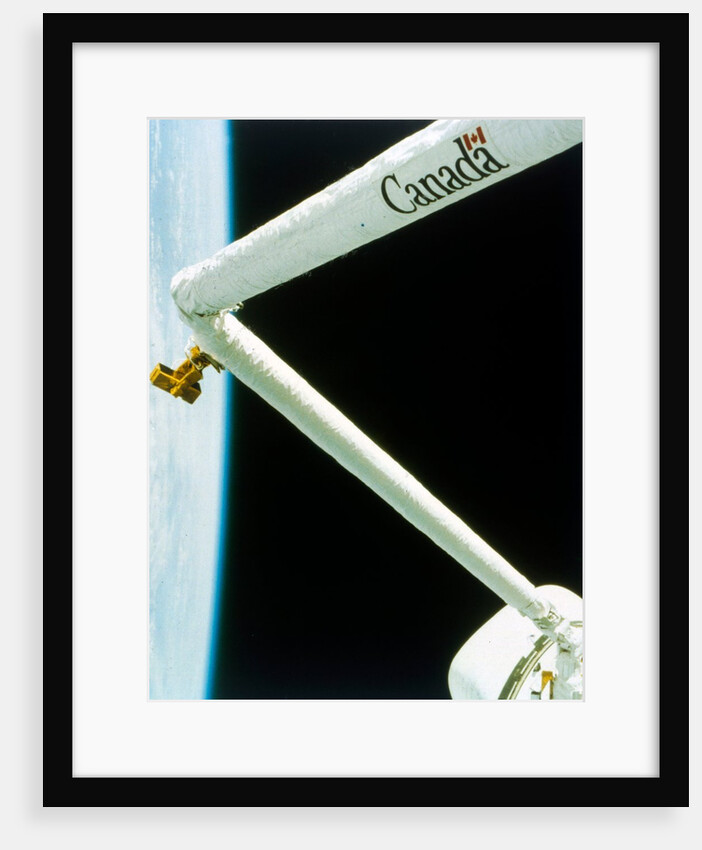 Manipulator arm deployed during the second Space Shuttle flight, November 1981 by NASA