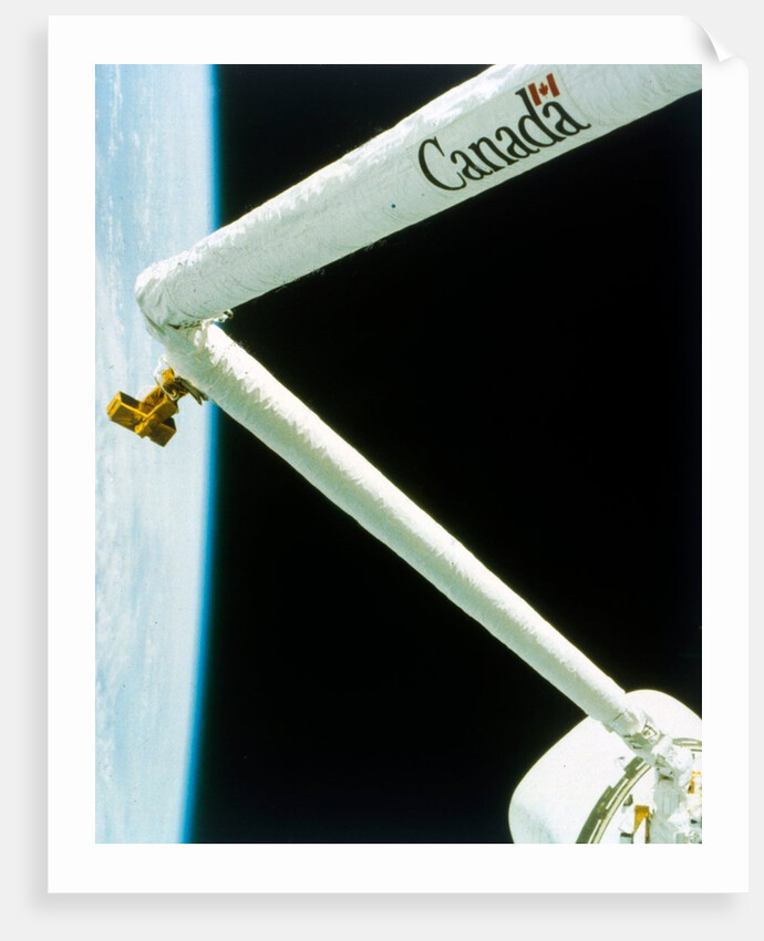 Manipulator arm deployed during the second Space Shuttle flight, November 1981 by NASA