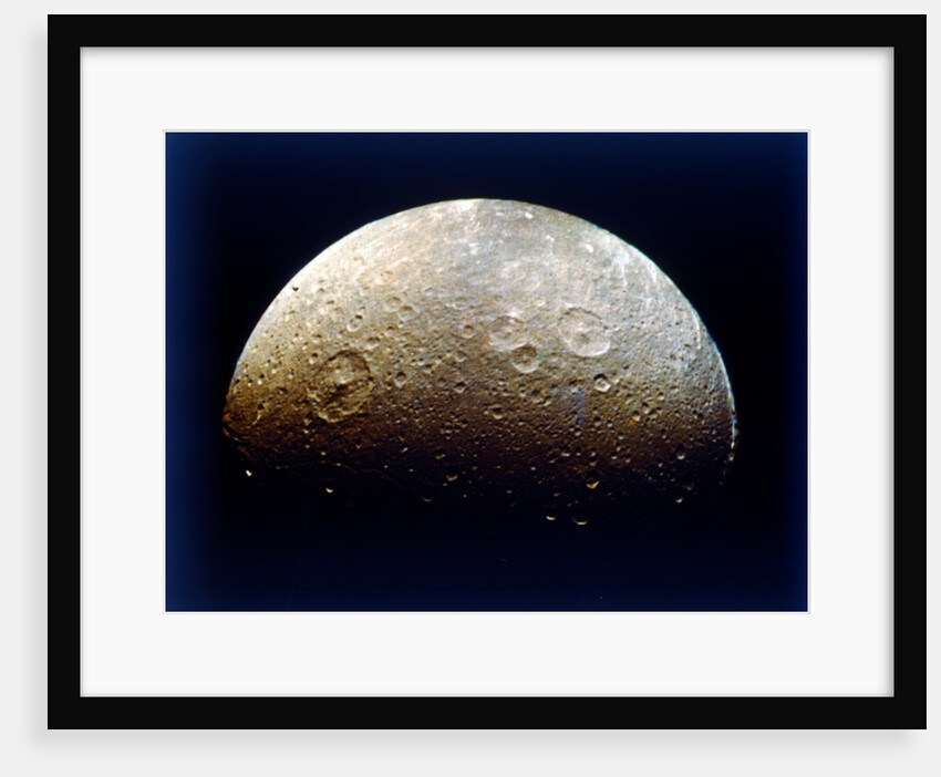 Dione, one of Saturn's moons by NASA
