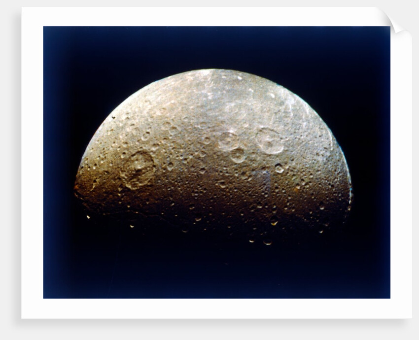 Dione, one of Saturn's moons by NASA