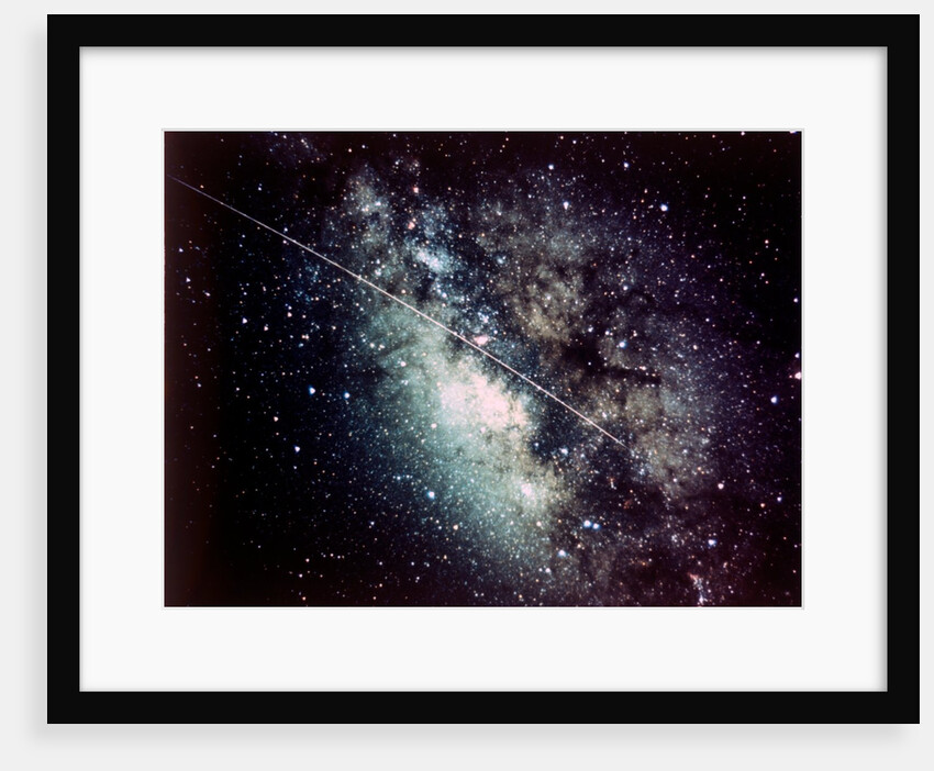 Milky Way in the Sagittarius region with meteor streak by NASA