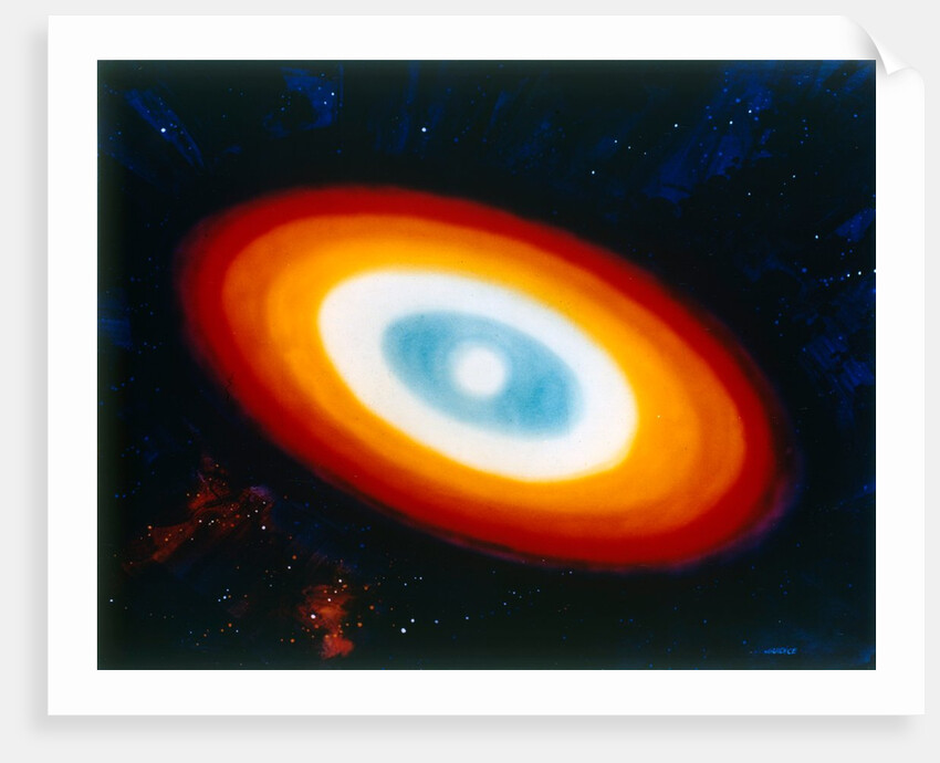 Artist's impression of 'disc star' in constellation Cygnus by NASA