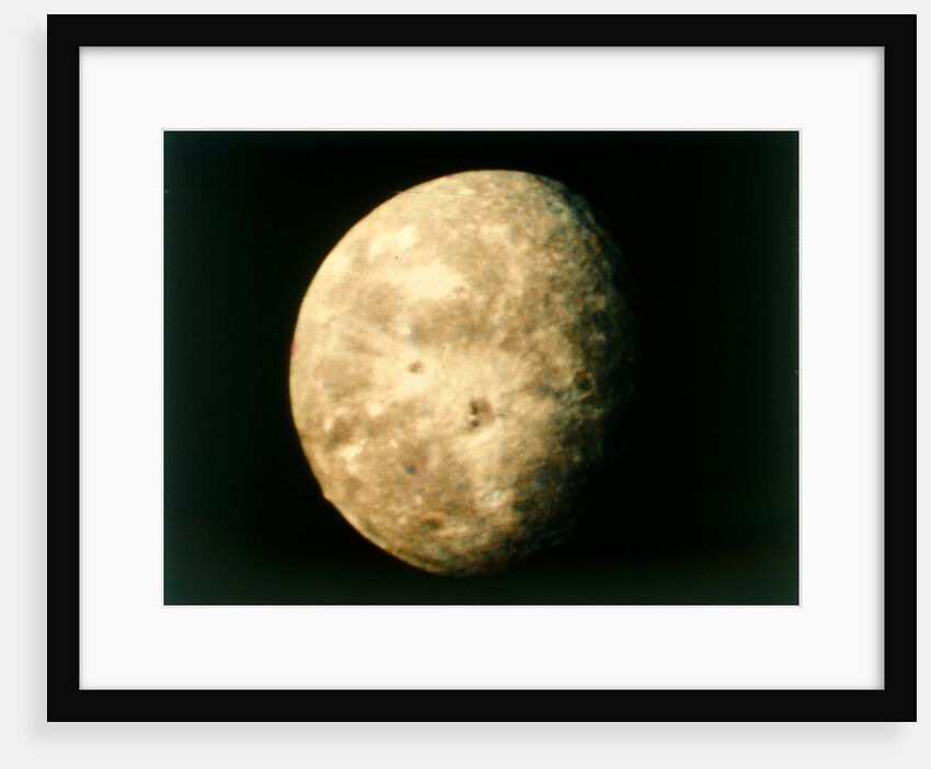 Oberon, moon of Uranus, from Voyager 2, 24 January 1986 by NASA