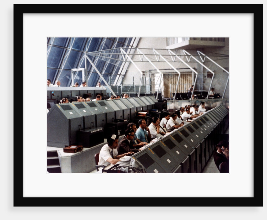 Launch Control Center in the John F Kennedy Space Center, Florida, USA, July 1969 by NASA
