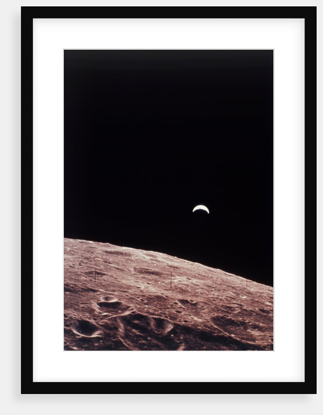 Earth from the Moon by NASA