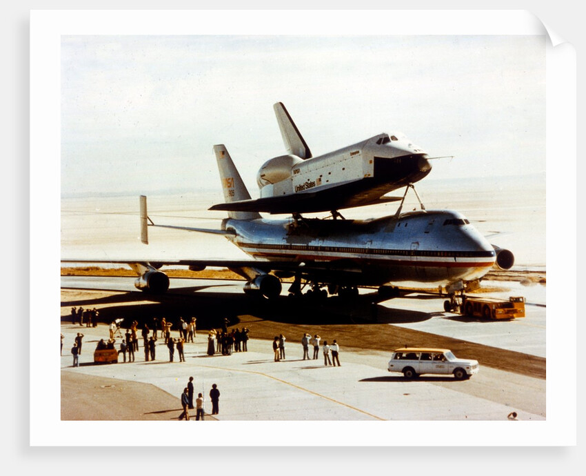 Roll-out of Space Shuttle Orbiter 'Enterprise', California, USA, 17 September 1976 by NASA