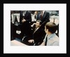 President Ronald Reagan speaks to astronauts on the Space Shuttle, 1981 by NASA