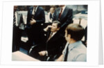 President Ronald Reagan speaks to astronauts on the Space Shuttle, 1981 by NASA