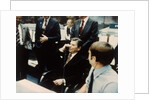 President Ronald Reagan speaks to astronauts on the Space Shuttle, 1981 by NASA