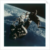 Astronaut Edward White performs the first American spacewalk, 3 June 1965 by James A McDivitt