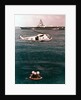 Astronauts being recovered from the sea, Apollo 16 mission, 27 April 1972 by NASA