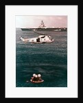 Astronauts being recovered from the sea, Apollo 16 mission, 27 April 1972 by NASA
