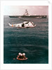 Astronauts being recovered from the sea, Apollo 16 mission, 27 April 1972 by NASA
