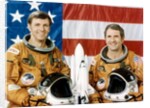 Astronauts Joe Engle and Richard Truly, second Space Shuttle flight, November 1981 by NASA