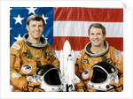 Astronauts Joe Engle and Richard Truly, second Space Shuttle flight, November 1981 by NASA